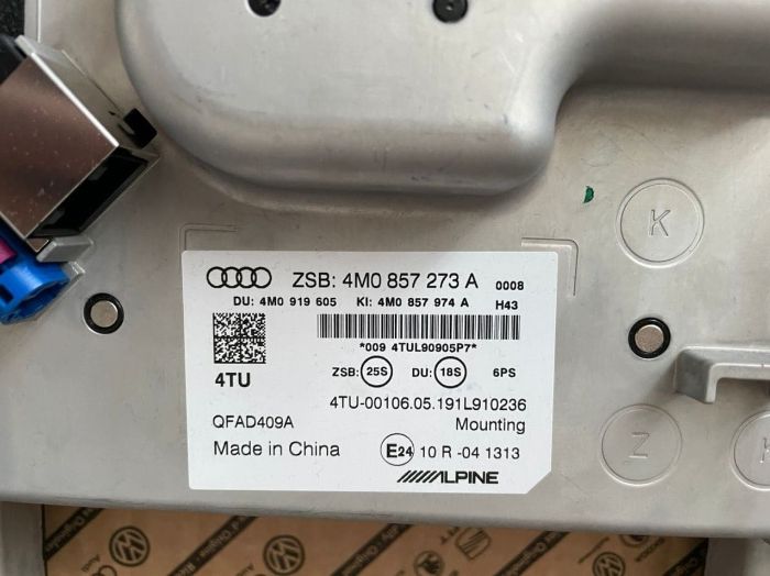 Мультимедия MMI Audi Q7 МИБ Ауди Ку7 Ку 7 Навигация Q7 Панель Щиток