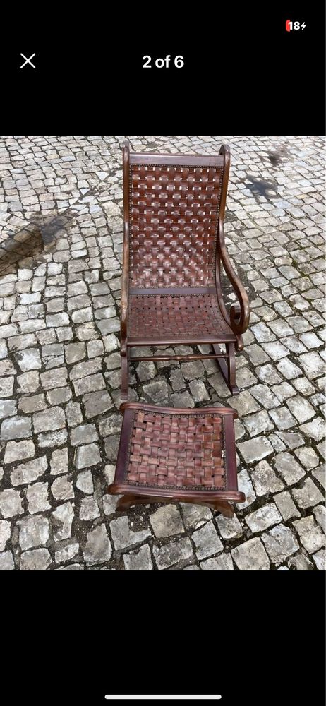 Cadeira de baloiço vintage