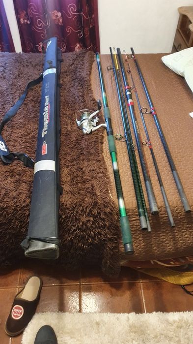 Canas de pesca mar ou rio vega e shimano