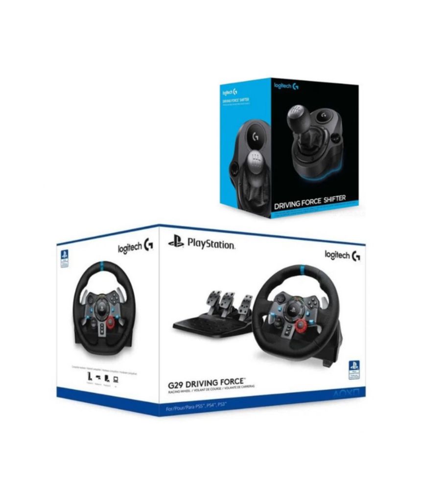 Комплект руль+педалі LOGITECH G29 + SHIFTER (КПП) PS4/PS5/ПК