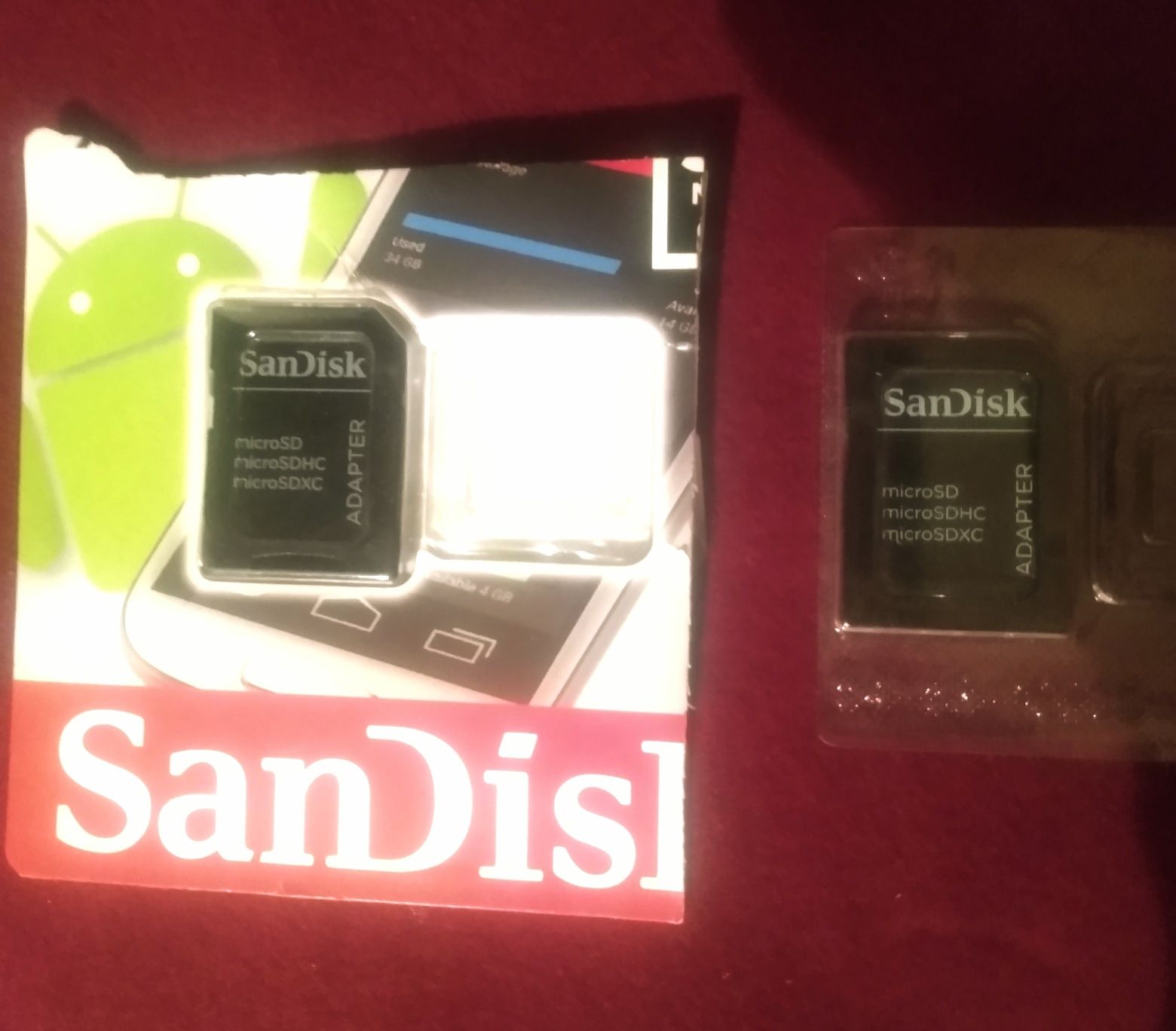 Adaptery do karty microSD, stan nowy, tanio!