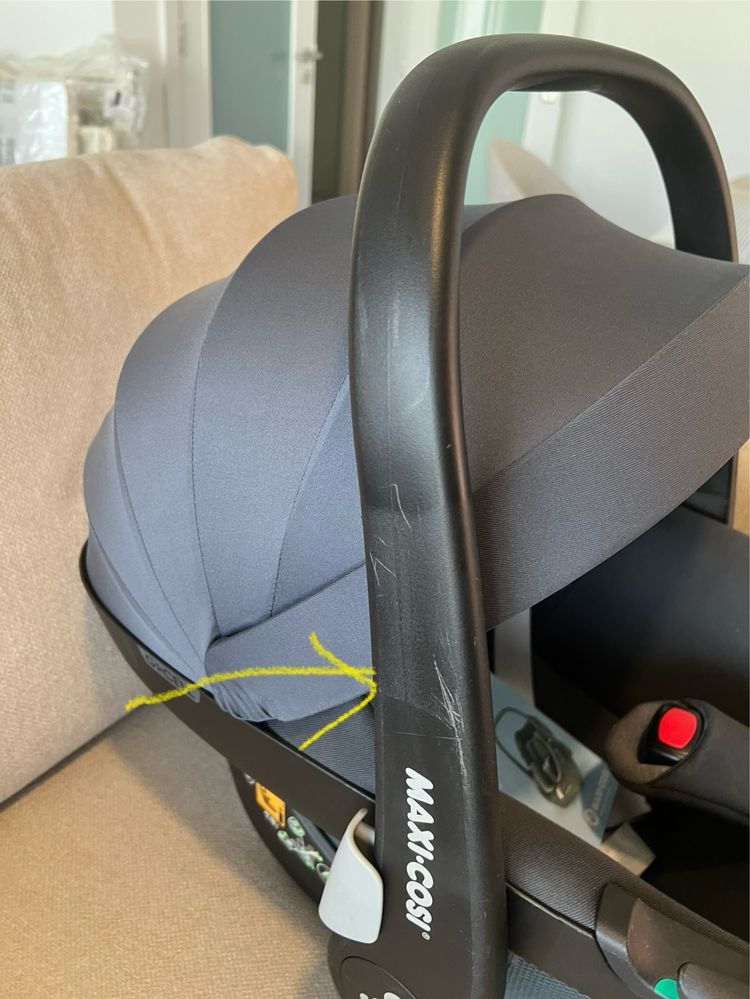 Ovo Maxi Cosi Pebble 360 & Base Isofix FamilyFix 360