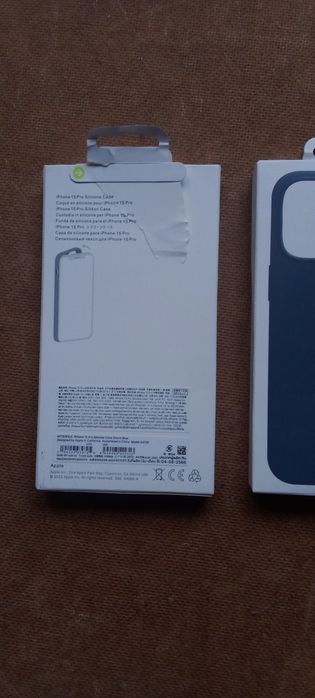2 шт Силіконовий чохол кейс на iPhone 15 Pro Storm Blue