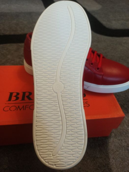 Чоловічі шкіряні кеди 45