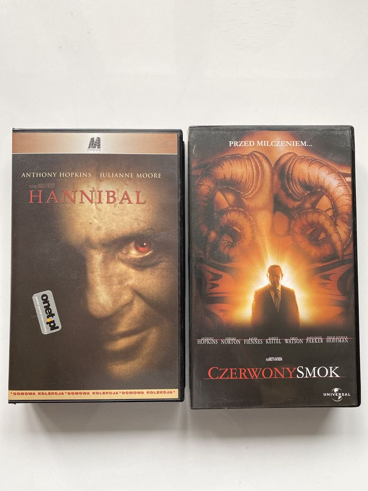 Hanibal + Czerwony Smok VHS - Polski lektor