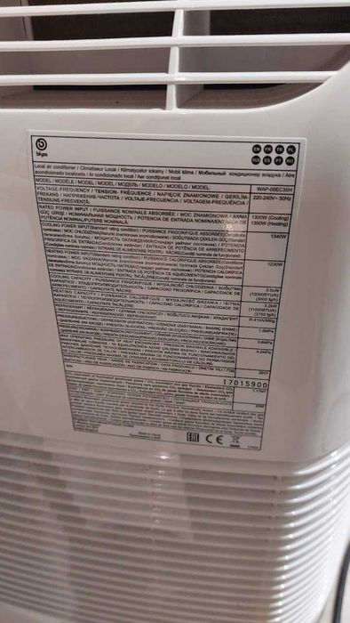 Klimatyzator przenośny Blyss WAP-06EC35H 3,5 kW