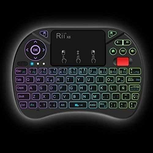 Rii X8 Mini bezprzewodowa klawiatura, z ekranem dotykowym 2,4 GHz