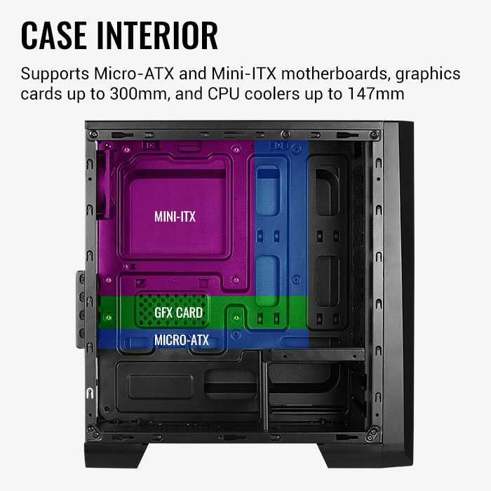 Корпус системного блока AEROCOOL PGS-V Cylon Mini  корпус для ПК