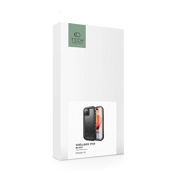 Tech-Protect Shellbox Ip68 Iphone 15 Black