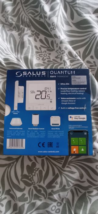 Salus 2 X  SQ610 (WB)  podtynkowe 230 v smart Thermostat