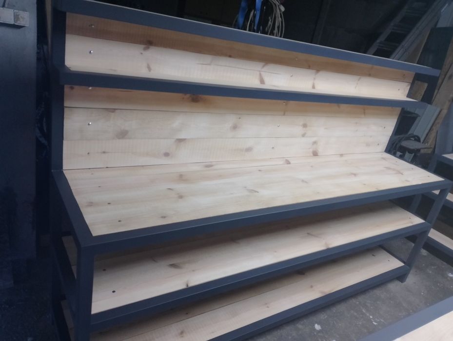 Solidne stoły i regały warsztatowe (falbanek)