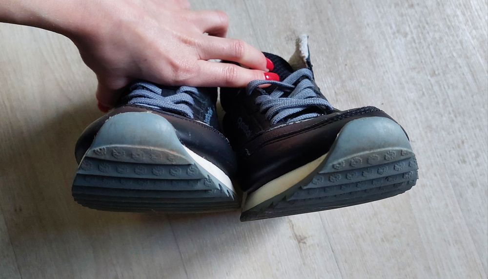 Кожаные змние ботинки/кроссовки/хайтопы Reebok.