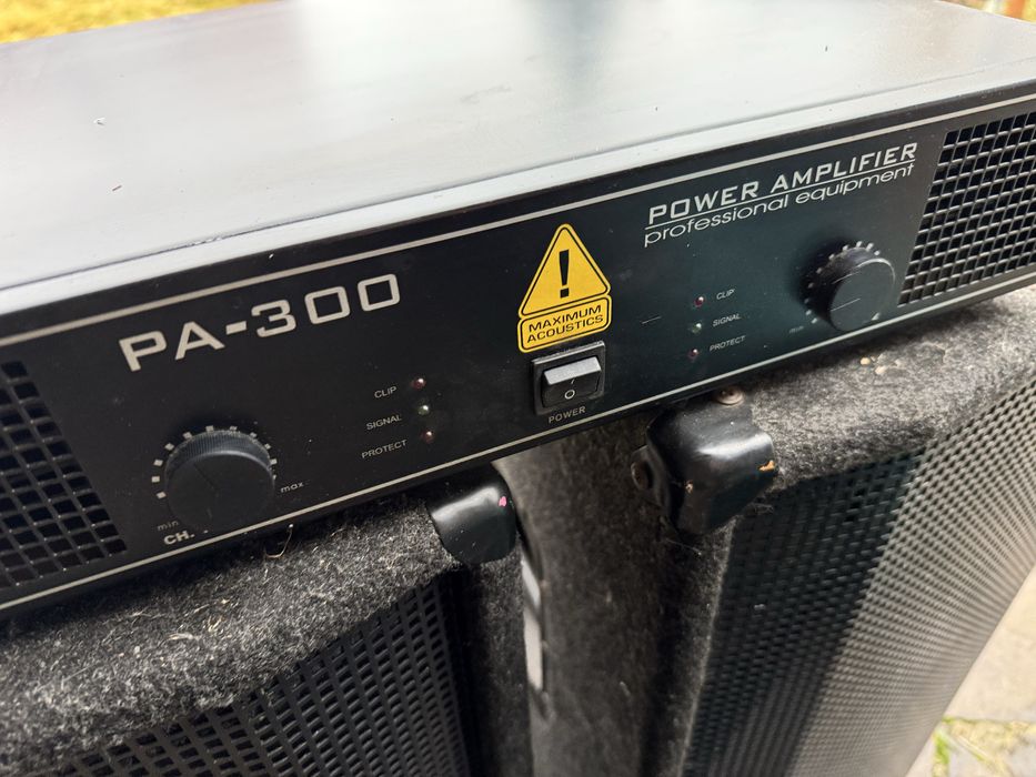 Maximum Acoustics PA-300 + 2 акустичні системи TS-153 (300Вт / 8Ω)