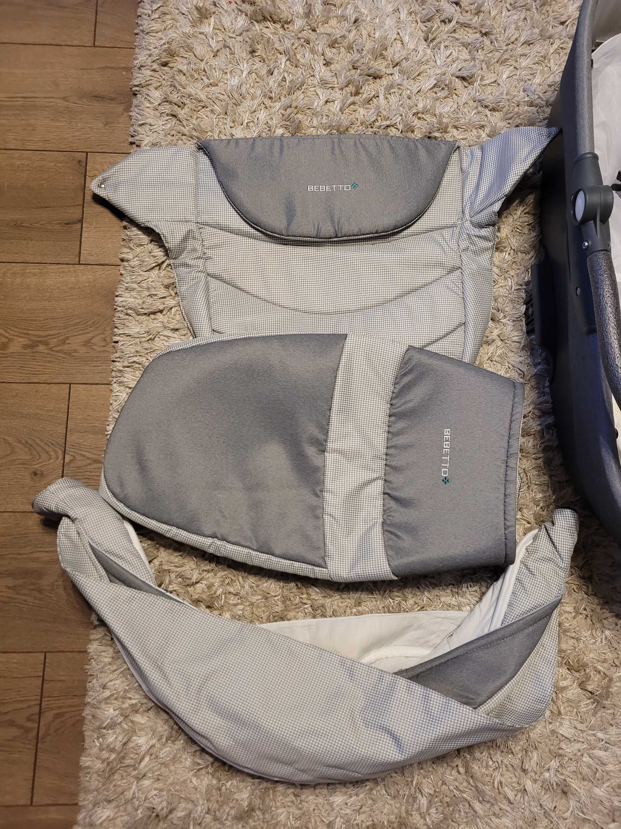 Wózek Bebetto Holland 2w1 gondola,spacerówka, 3w1 Cybex Aton 5 fotelik
