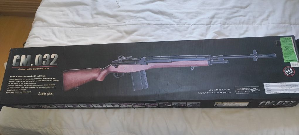 Airsoft M14 com extras