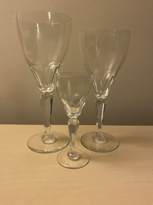 Copos de cristal Marinha Grande anos 60 (modelo unico)