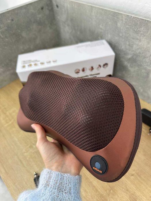 Масажна ПОДУШКА з підігрівом! Масажер з трьома режимами! В авто і дома