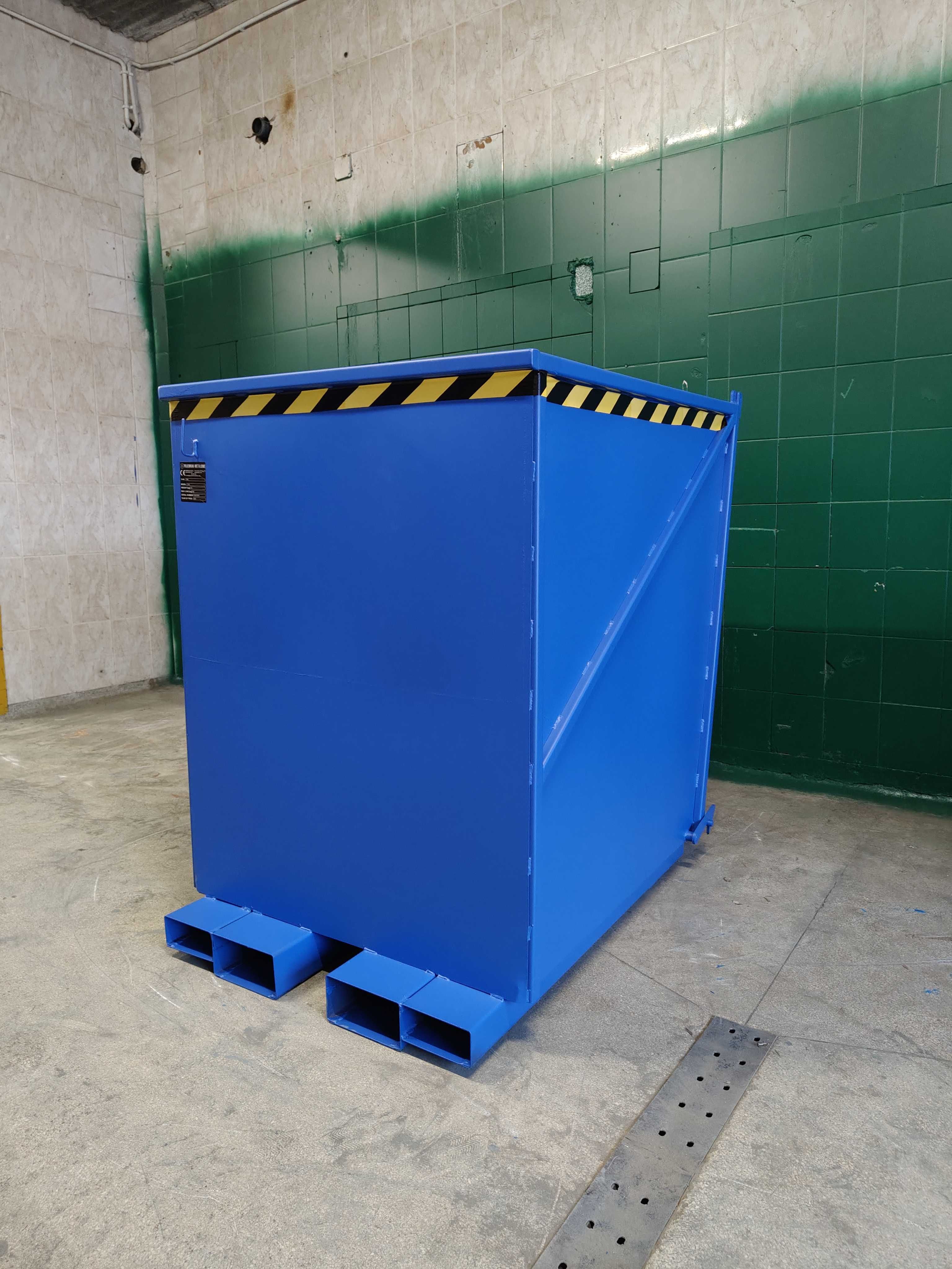 EFB 1300 L stalowy zbiornik do lekkich odpadów