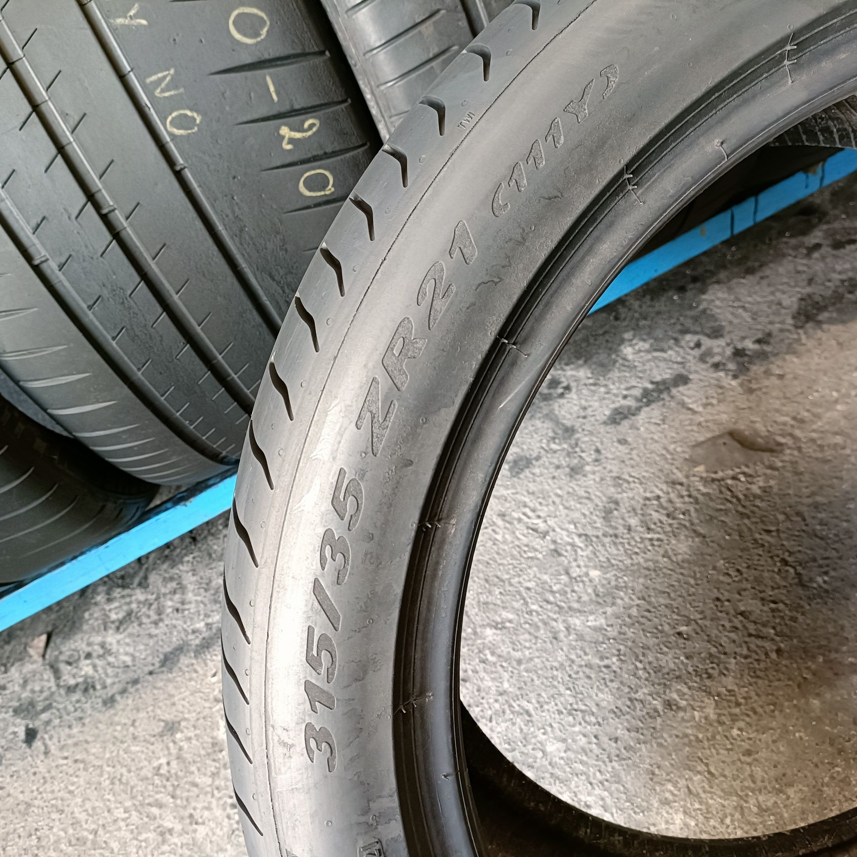 315/35r21 Pirelli PZero z 2021r DEMO jak nowe