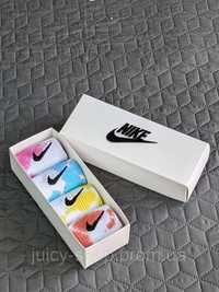 Подарочный набор коробка Найк/ Nike носки tie dye/носки тай дай