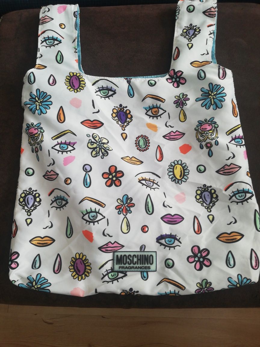 Torebka materiałowa Moschino