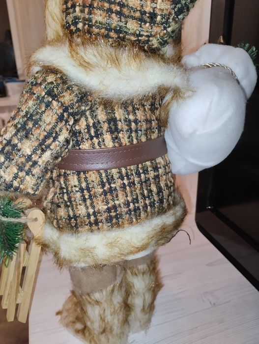 Санта Клаус, дед мороз, 43см , с колпаком 50, новый