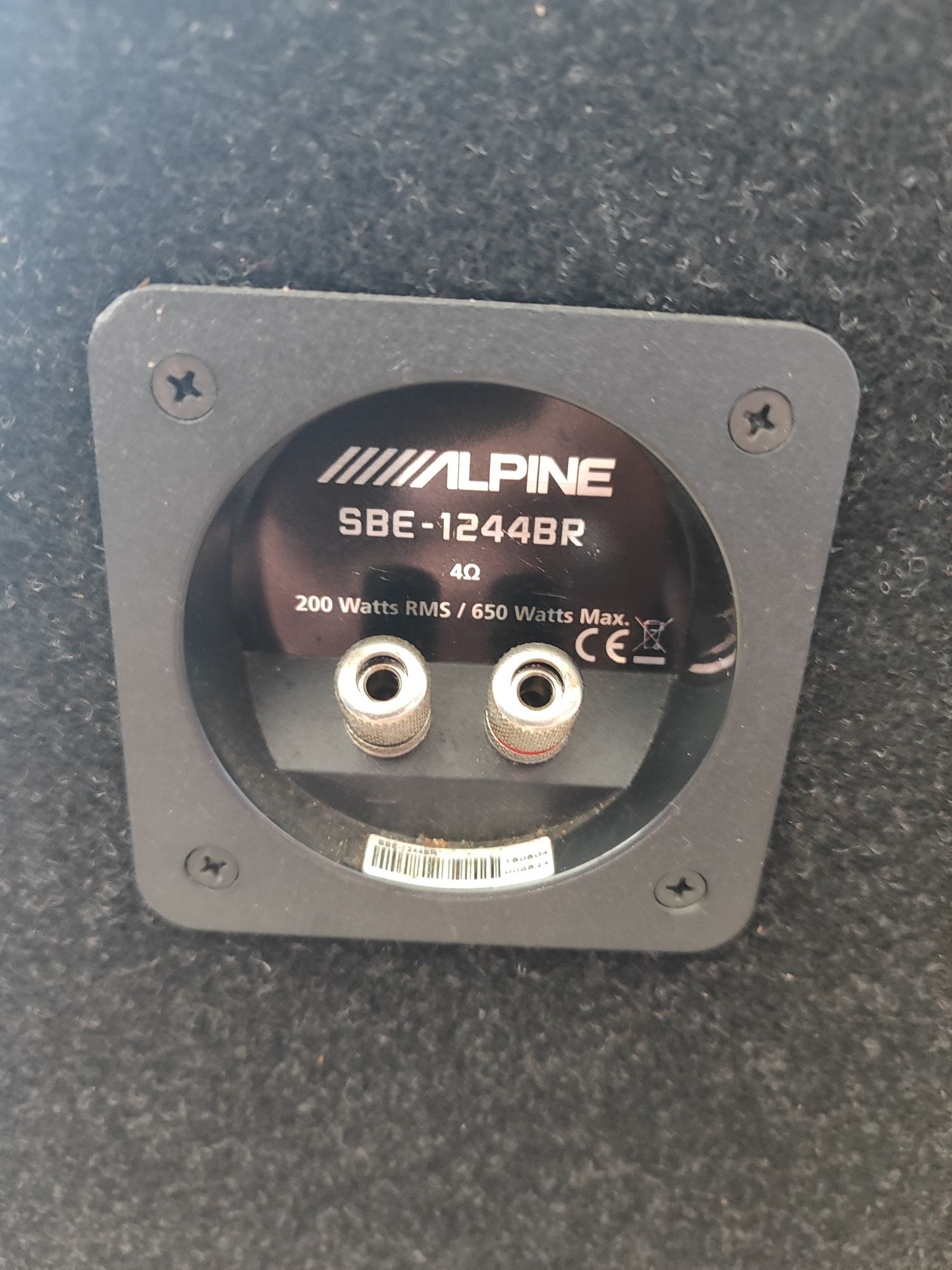 Subwoofer Alpine SBE-1244BR