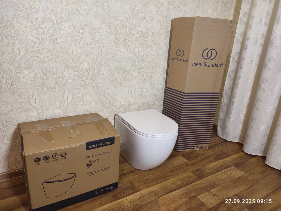 Продам комплект вузька інсталяція + підвісний унітаз. ж/ м Тополь