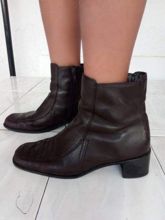 Botas senhora castanhas tamanho 36