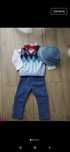 Zestaw na okazje  spodnie h&m mucha romby r 80