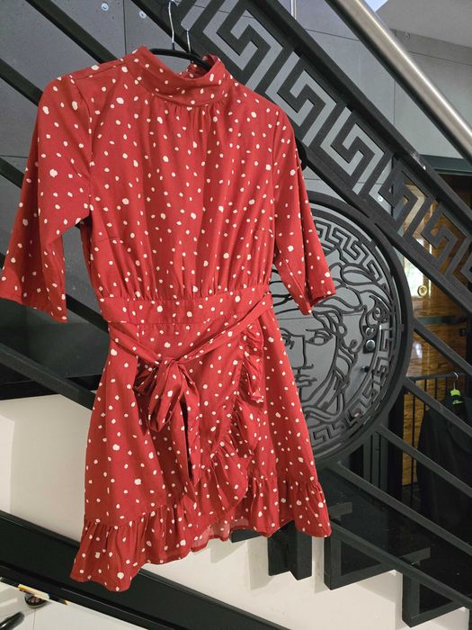 sukienka mini czerwona SM