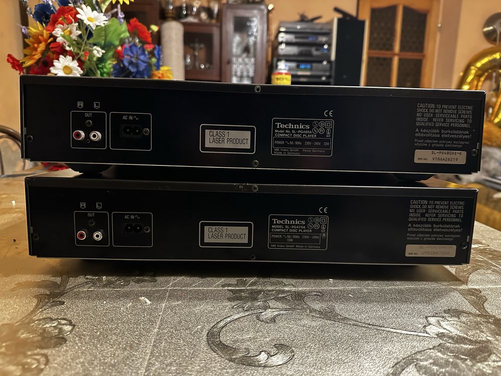 Odtwarzacze CD Technics SL-PG 470 A oraz SL PG 480A