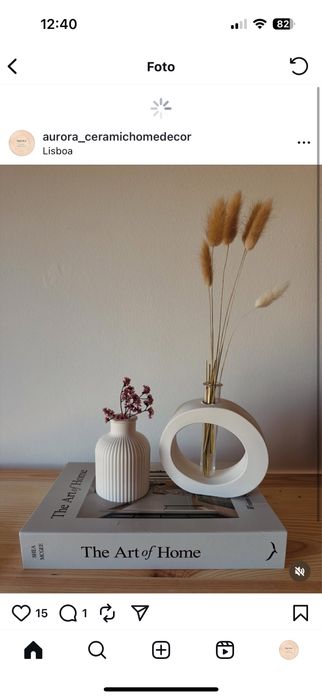 Conjunto de 2 jarras decorativas