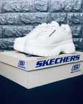 Модные кроссовки Skechers женские Light White. Супер распродажа! Акция