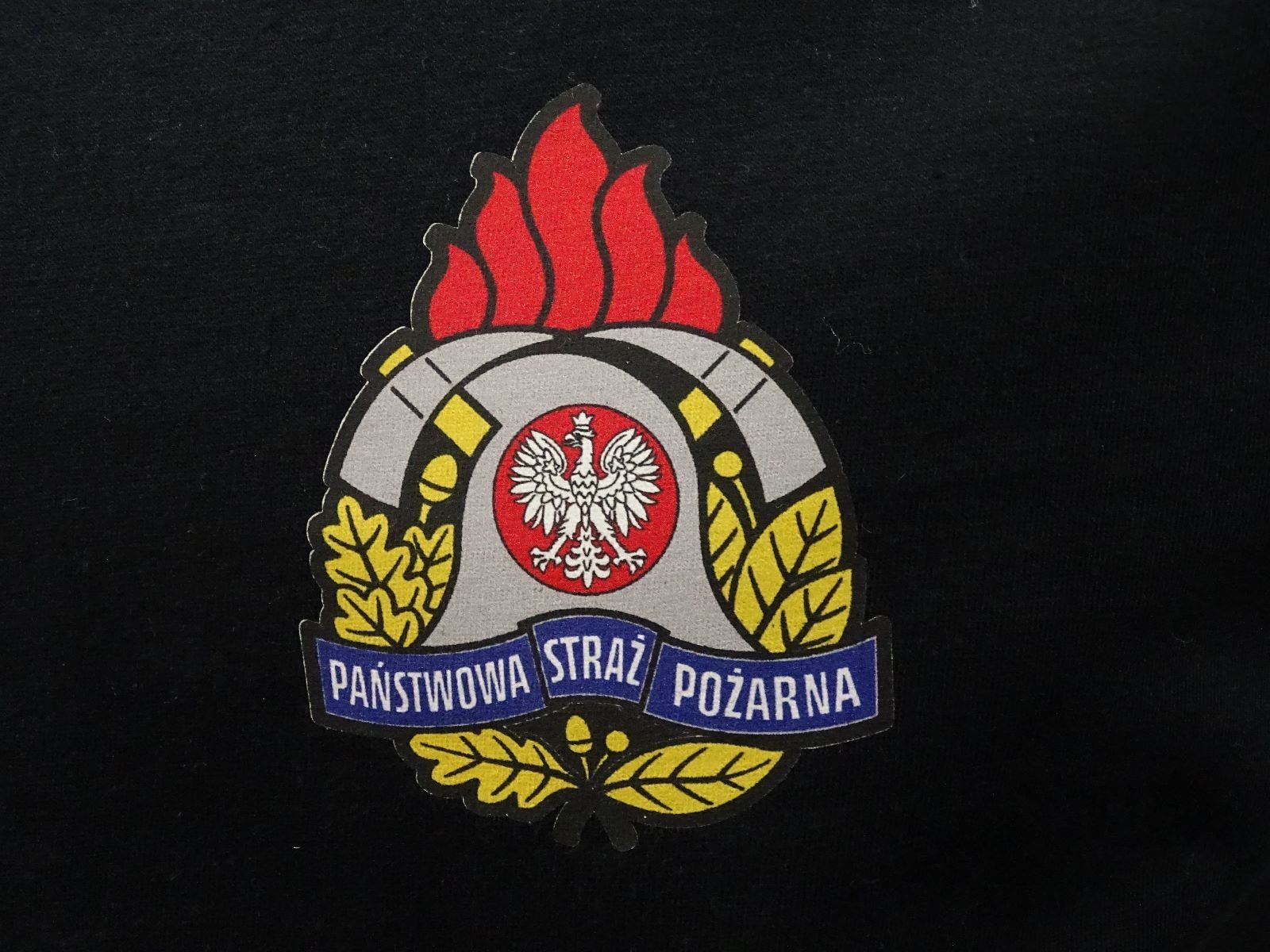 Koszulka bawełniana straży OSP oraz Państwowej Straży Pożarnej