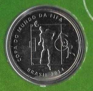 Moedas - - - Brasil - - - "Brasil 2014  -  Jogadas do Futebol"