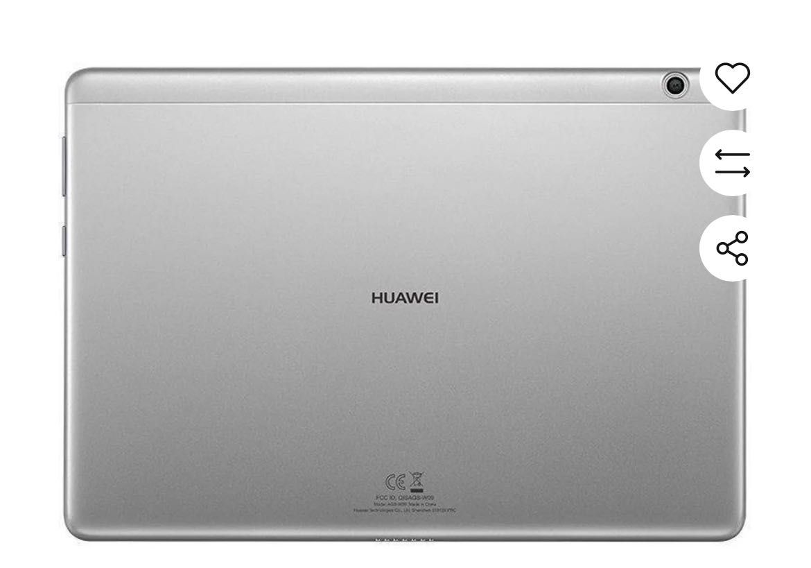 Tablet huawei com teclado e capa