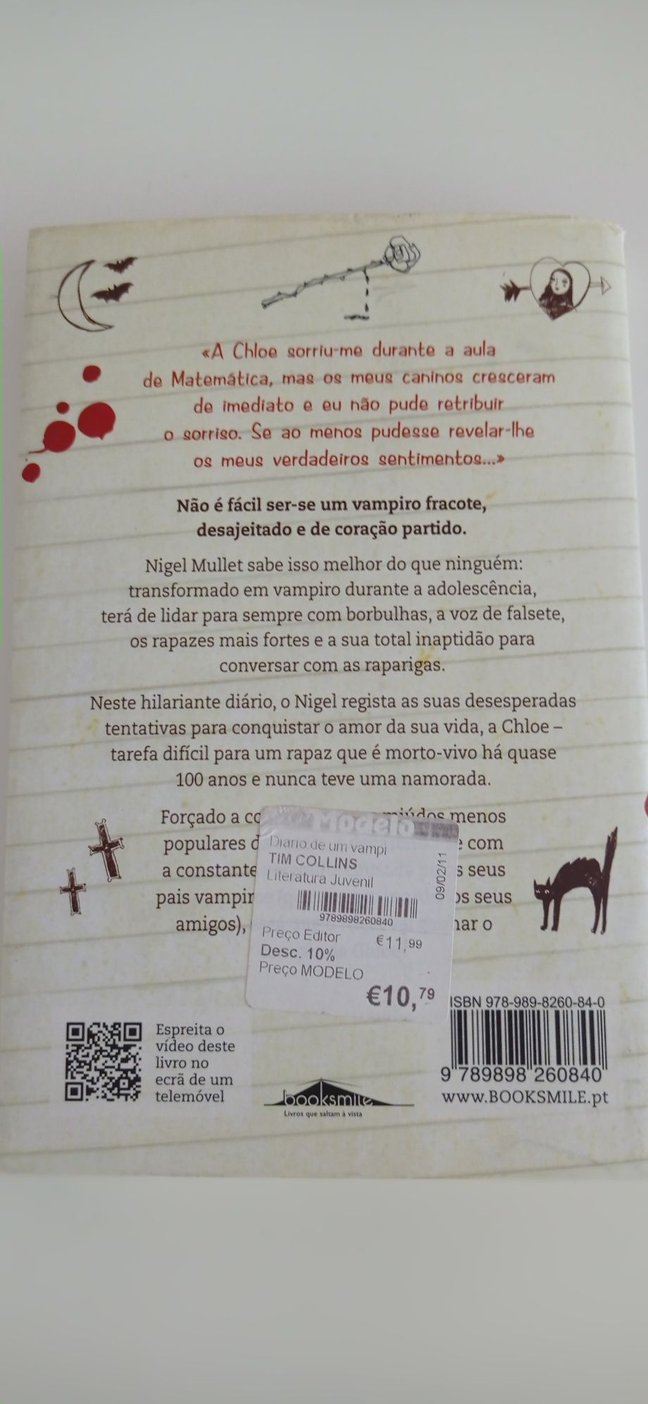 Livro " o diário de um vampiro banana"