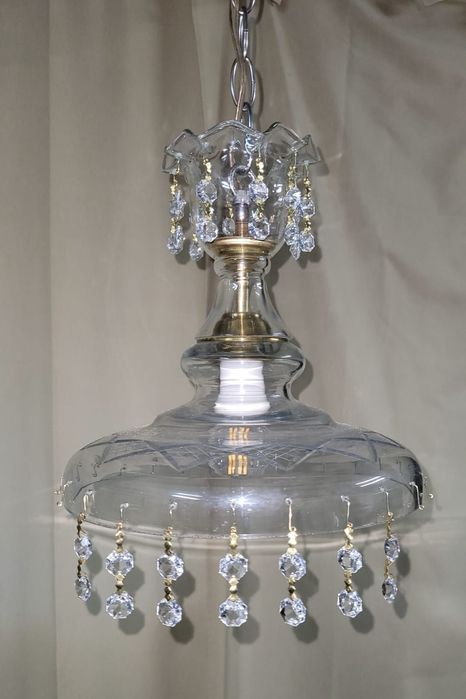 Candeeiro vidro restaurado