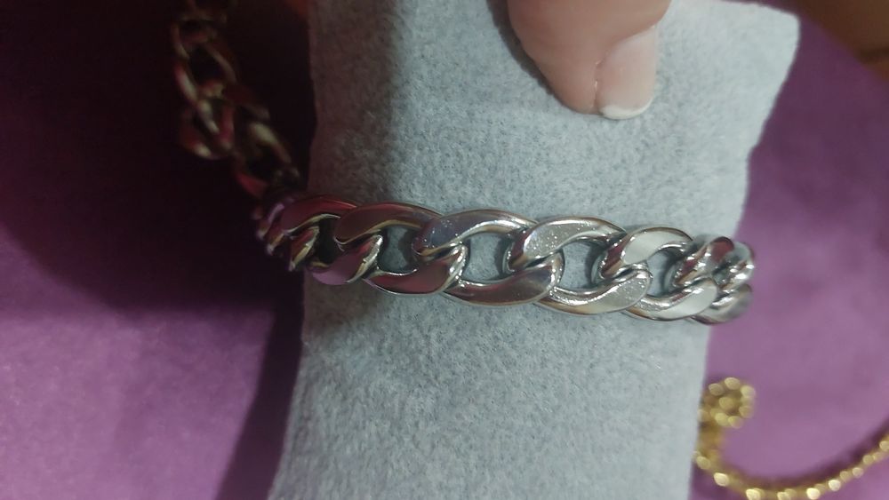 Pulseira homem em aço inoxidável