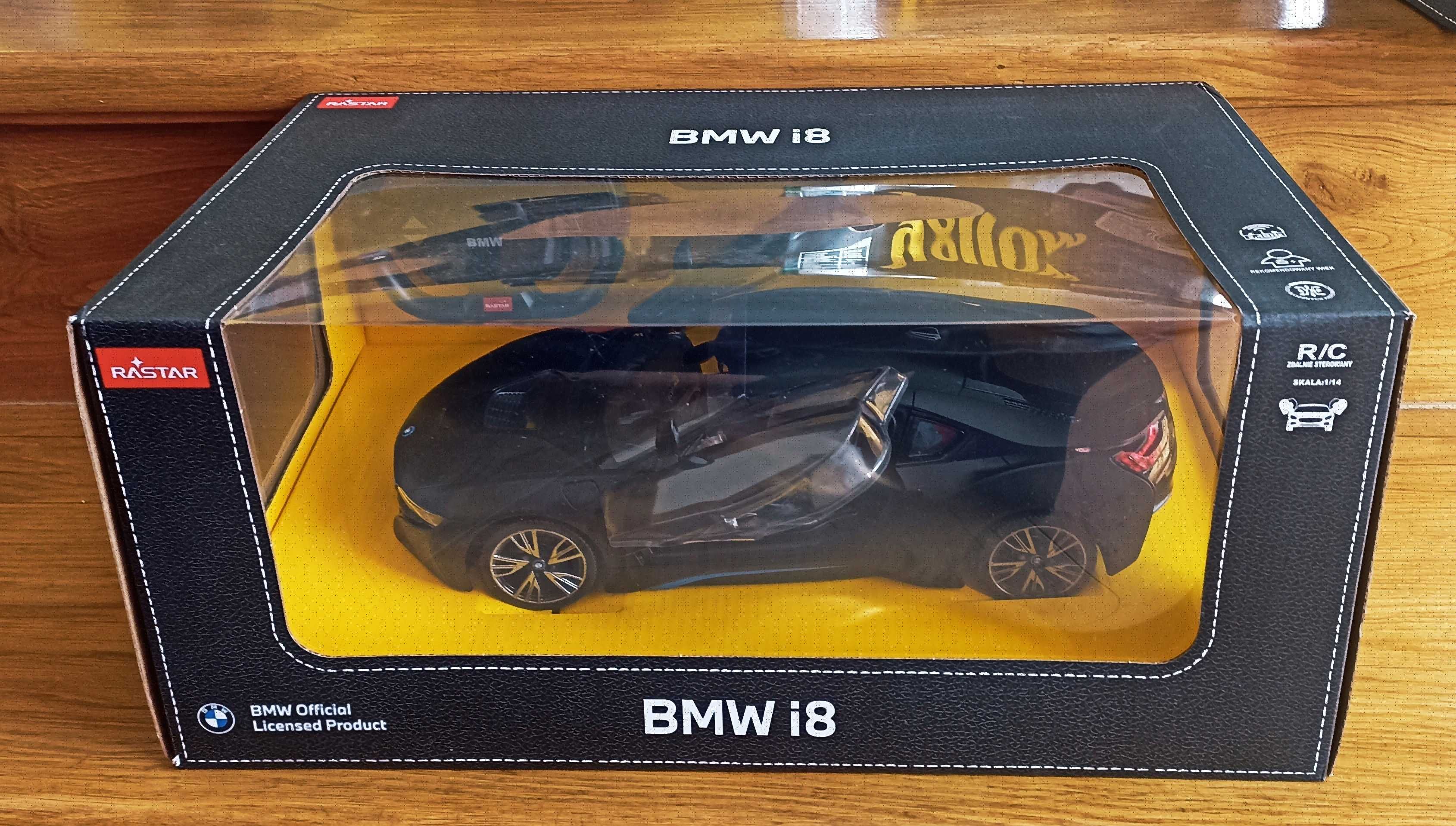 ZDALNIE Sterowany samochód BMW I8 RC 1:14 auto nowy