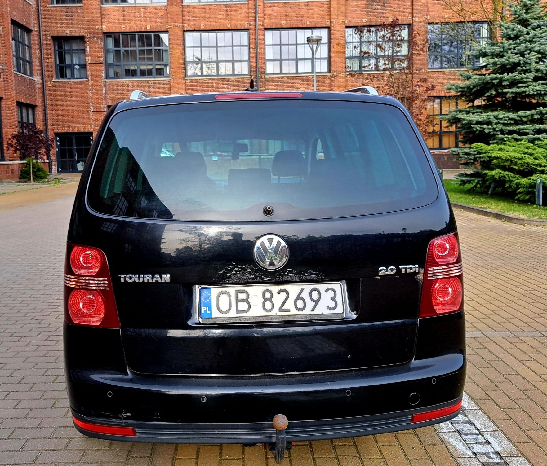 VW Touran 2.0 TDI LIFT NAVI SKÓRY 2007 Rok Sprawny Zarejestrowany Hak