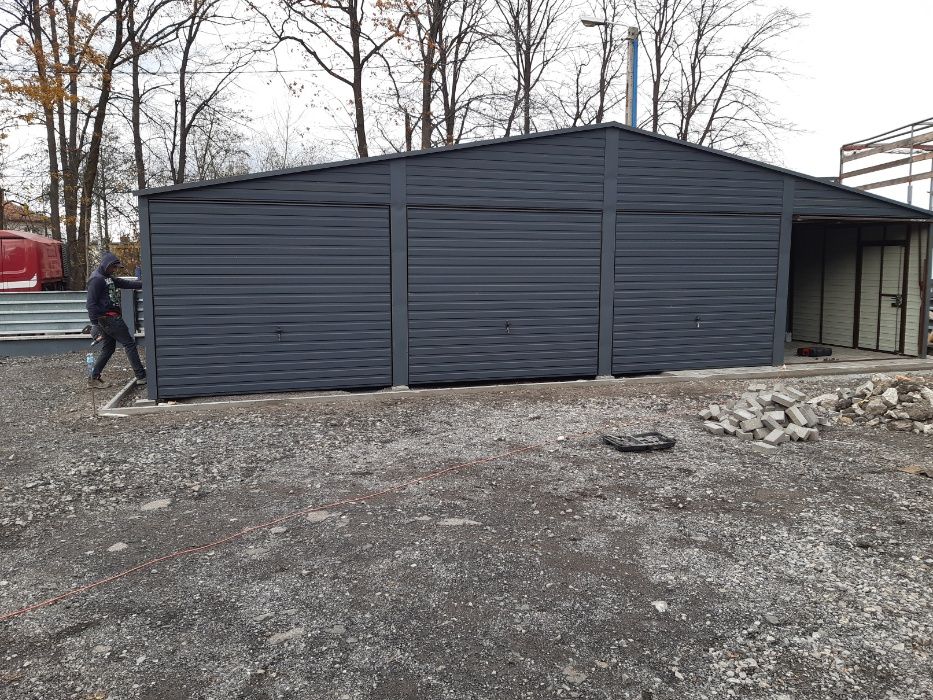Garaże blaszane od Producenta 12x6! 3x5 4x5 4x6 6x5 6x6 9x6 Blaszak