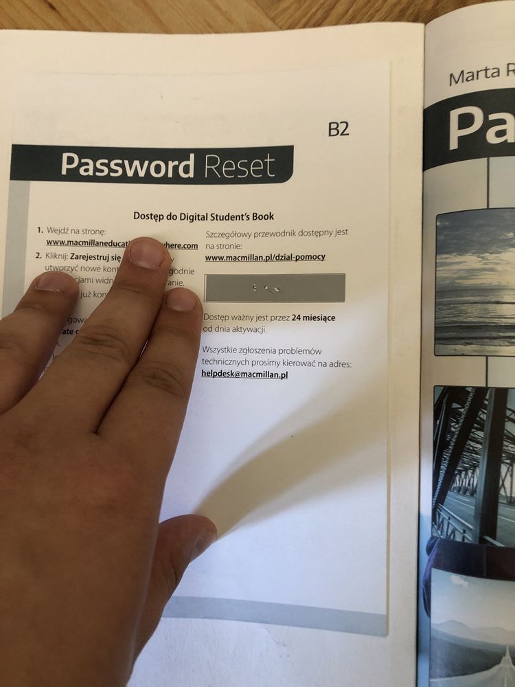 Password Reset B2 macmillan