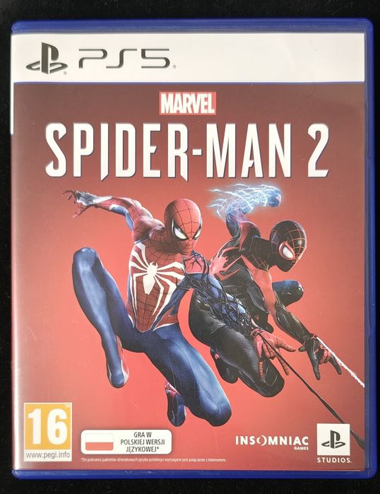 Spider-man 2 PL Dubbing Gra po polsku na PS5 w BDB stanie