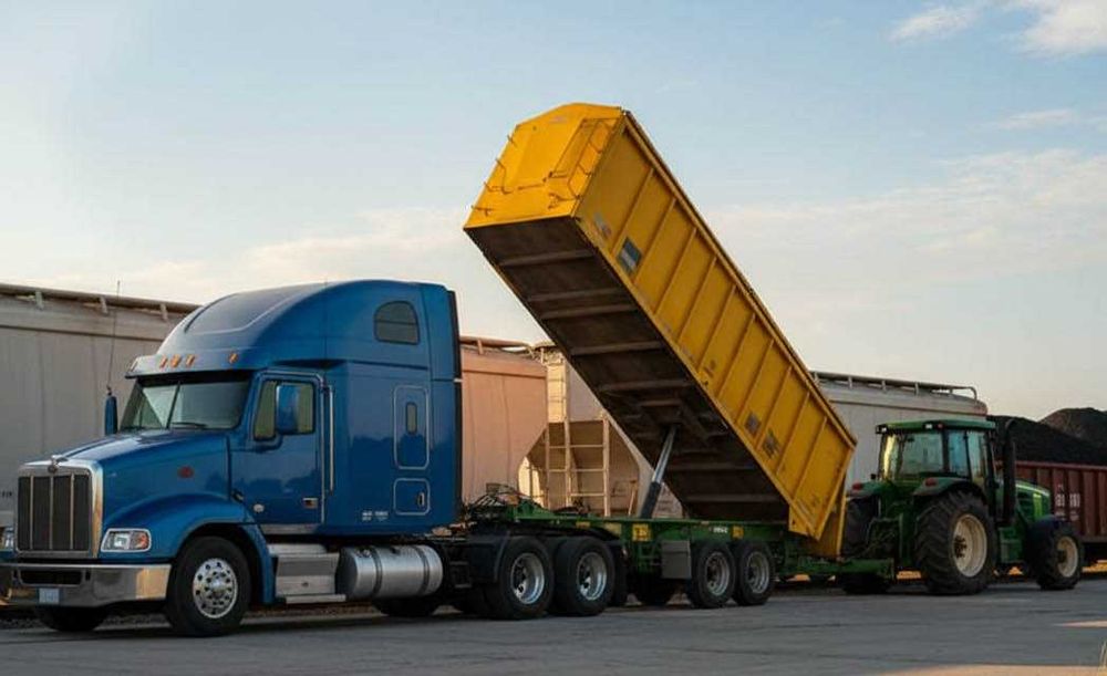 Услуга погрузки зерна в вагоны. Погрузчик зерномет лучше Кобзаренко