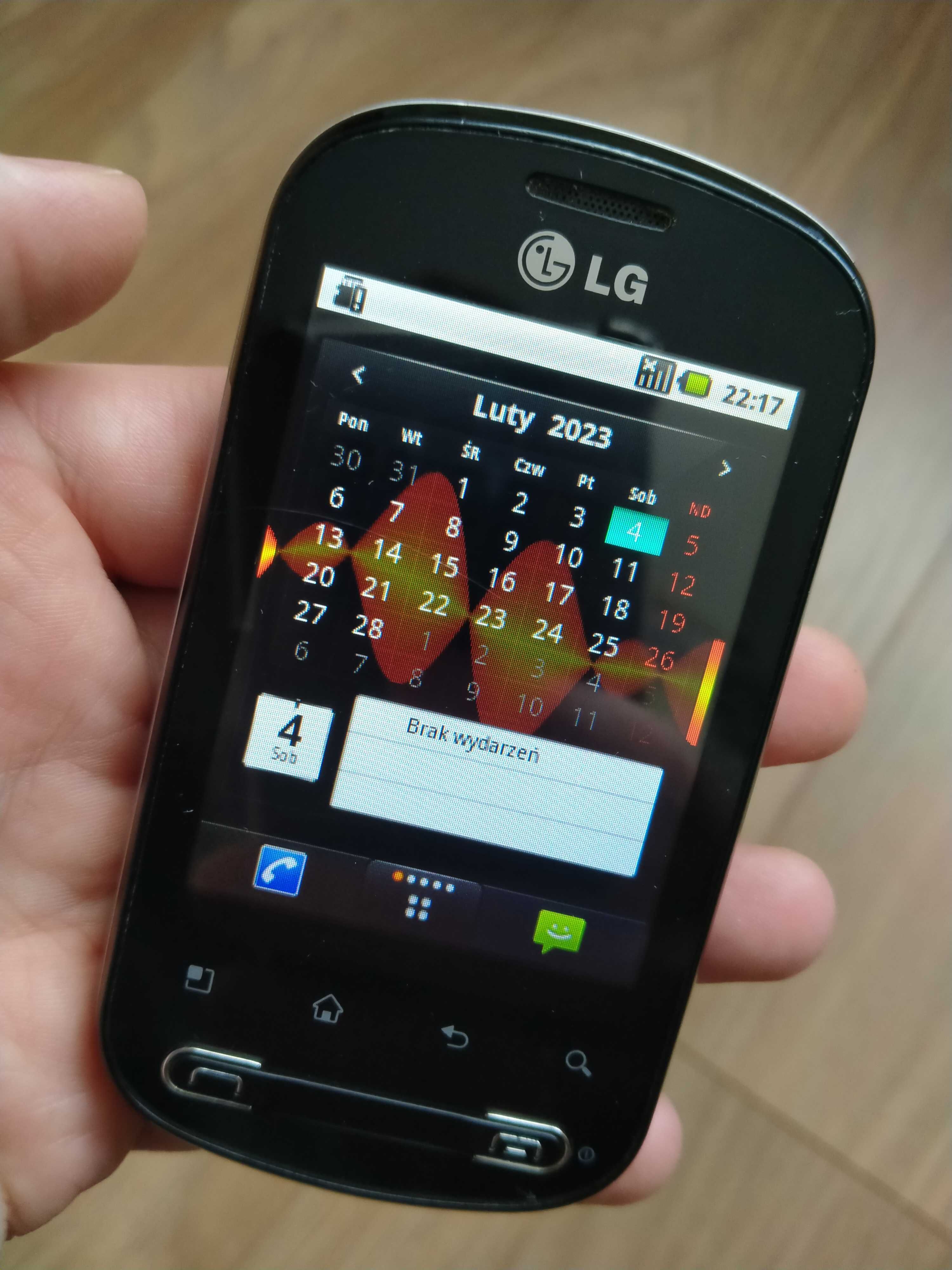 Smartfon LG Optimus P350 smartfon, stan bdb, działa jak nowy