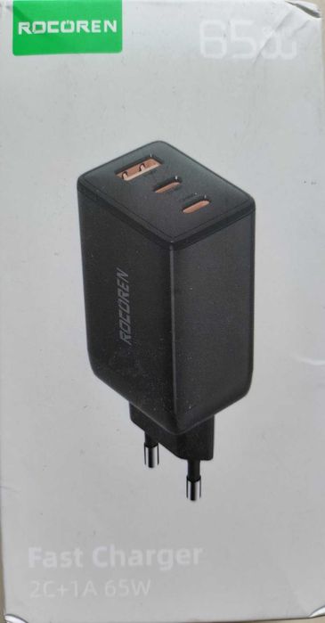 Зарядний пристрій Toocki GaN 67w для смартфонів і ноутбуків, Asometech