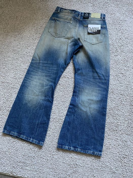 Flared jeans клеш штаны opium, archive, vintage по типу zara