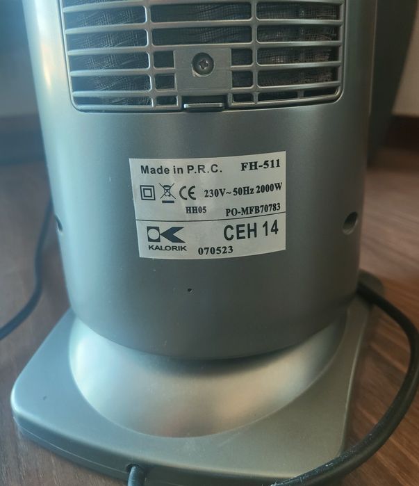 Termoventilador cerâmico